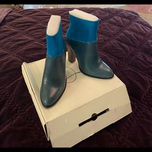 Rachel Roy Leather Booties
